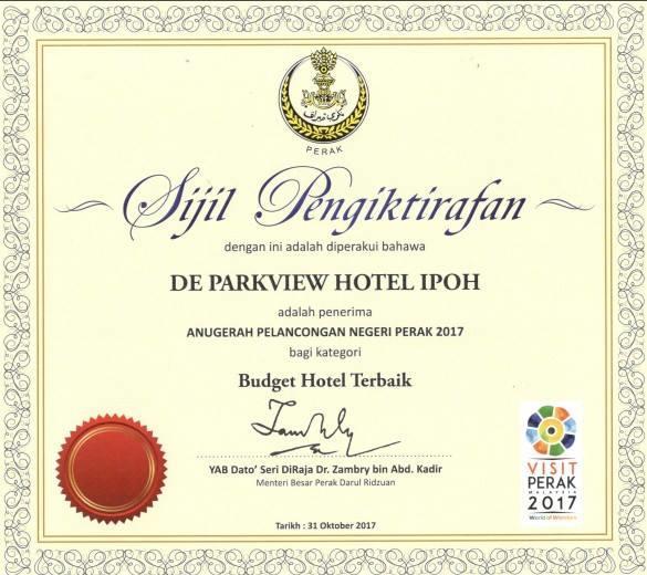 De Parkview Hotel Ipoh Eksteriør bilde